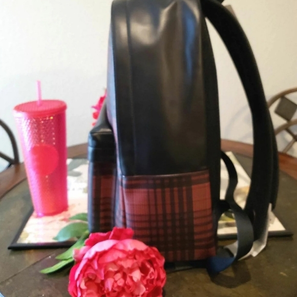 CHARLES BACKPACK WITH TWILL PLAID PRINT - Picture 3 of 7